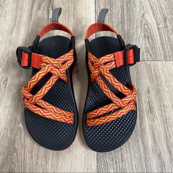 Chaco Zx1 Ecotread Kids Sandal Orange - Picture 2 of 11